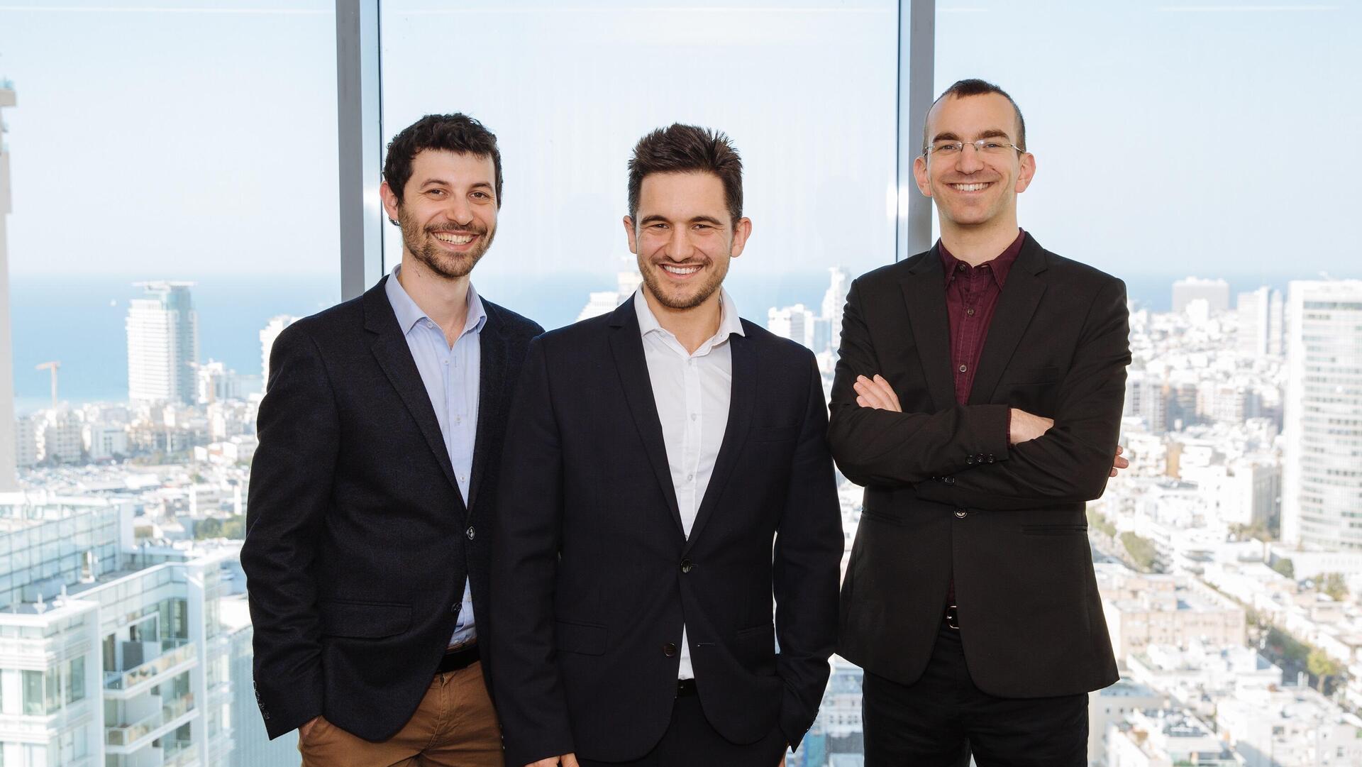 מייסדי איידוק Aidoc מימין גיא ריינר אלעד וולך מיכאל ברגינסקי