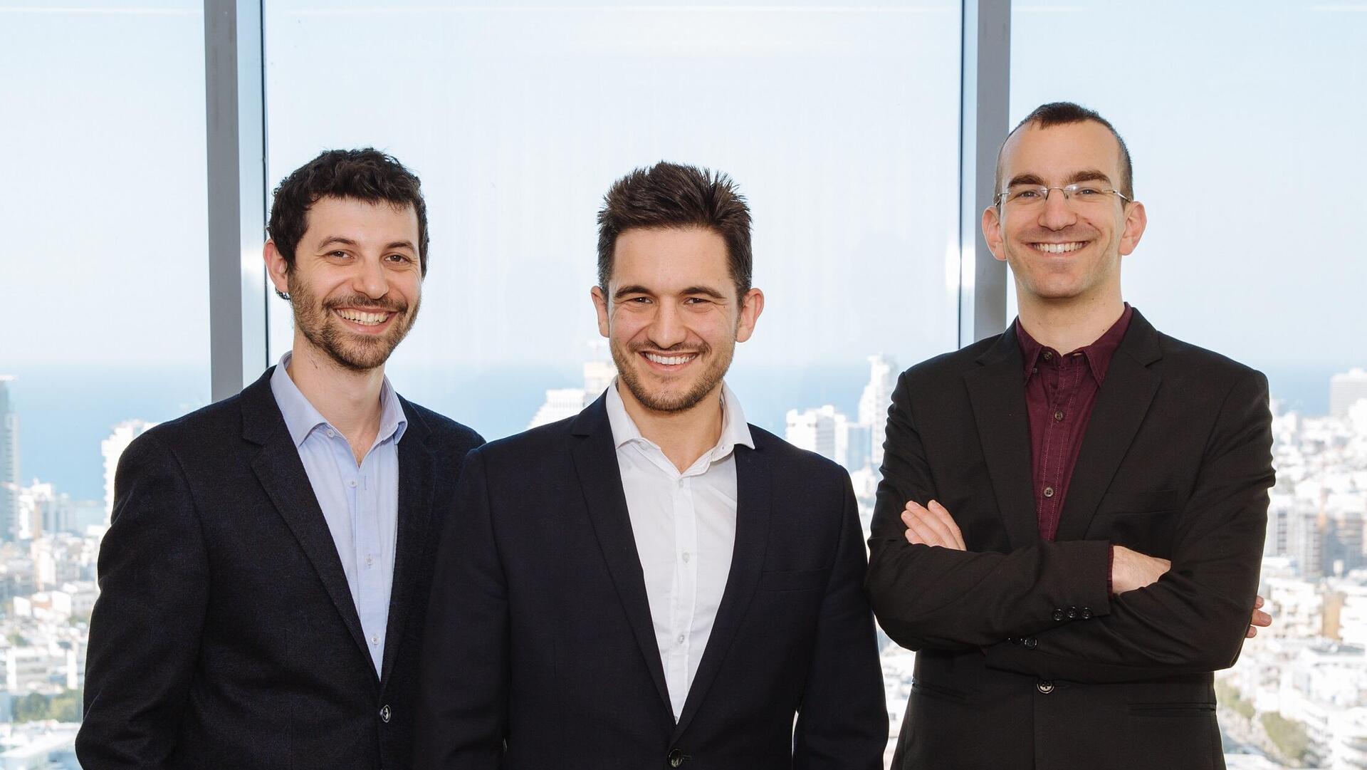 מייסדי איידוק Aidoc מימין גיא ריינר אלעד וולך מיכאל ברגינסקי