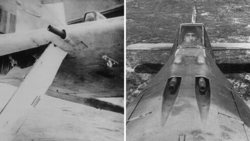 מימין: מקלעים על חיפוי המנוע, משמאל: תותח בשורש הכנף, צילום: topwar.ru
