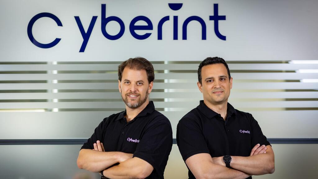 Yochai Corem and Shai Yatzkan, CEO and CFO of Cyberint. 