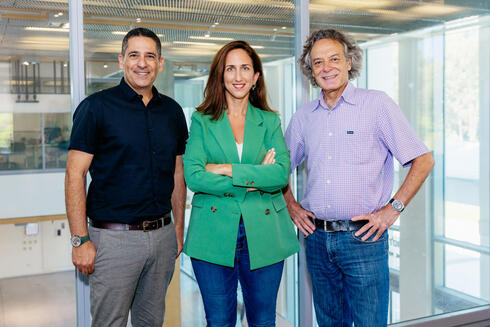 Reichman University heads Yossi Maaravi (from left), Hila Rom, and Yair Tauman. 