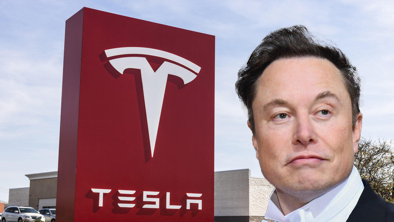 אלון מאסק אילון מאסק על רקע טסלה