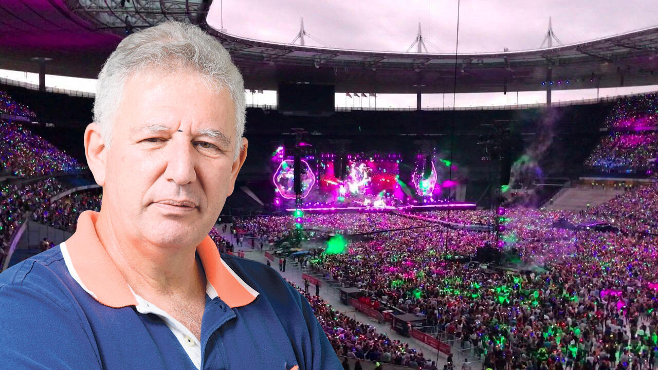 גלעד אלטשולר מנכל בית ההשקעות אלטשולר שחם על רקע הופעה של קולדפליי