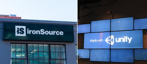 IronSource and Unity logos. 