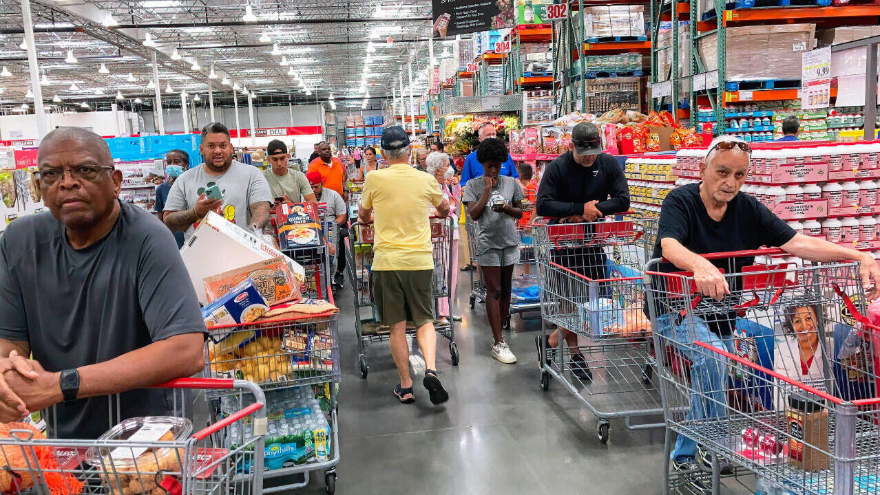 סופרמרקט קוסטקו אורלנדו פלורידה אינפלציה ארה"ב