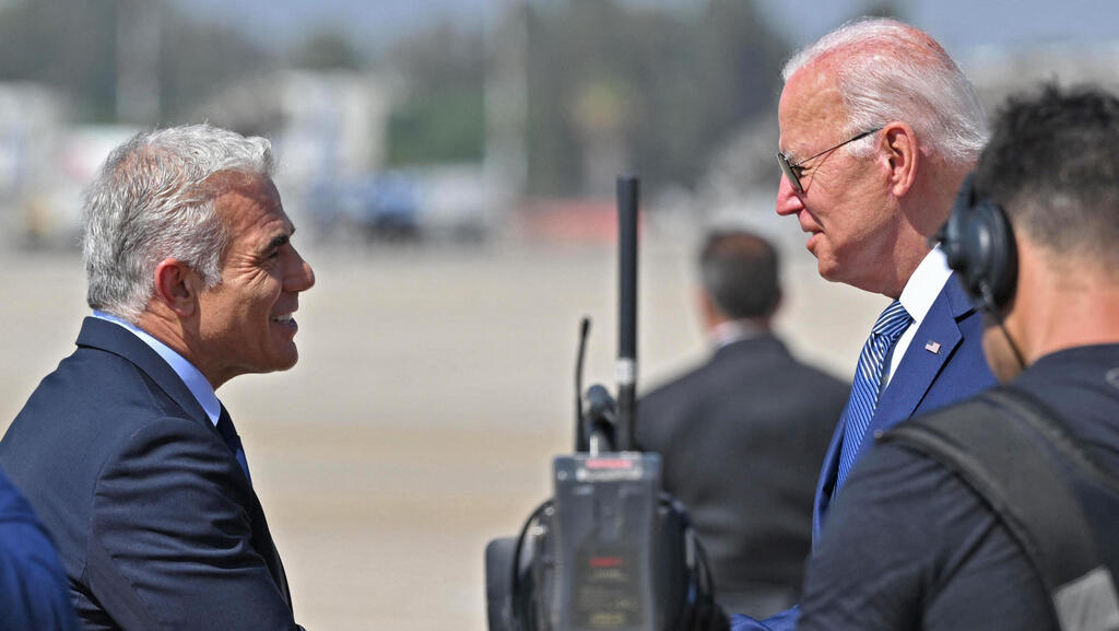 ביידן בנתב&quot;ג: &quot;היחסים בין ארה&quot;ב לישראל - חזקים יותר מאי פעם&quot;