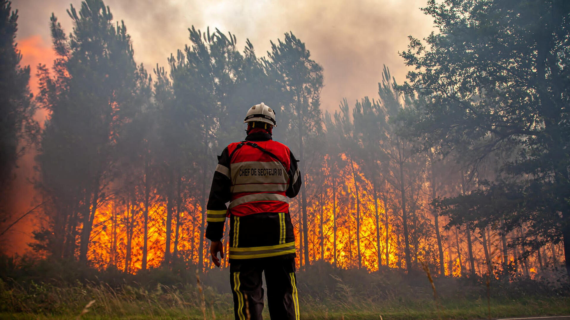 שריפה שריפות דרום מערב צרפת