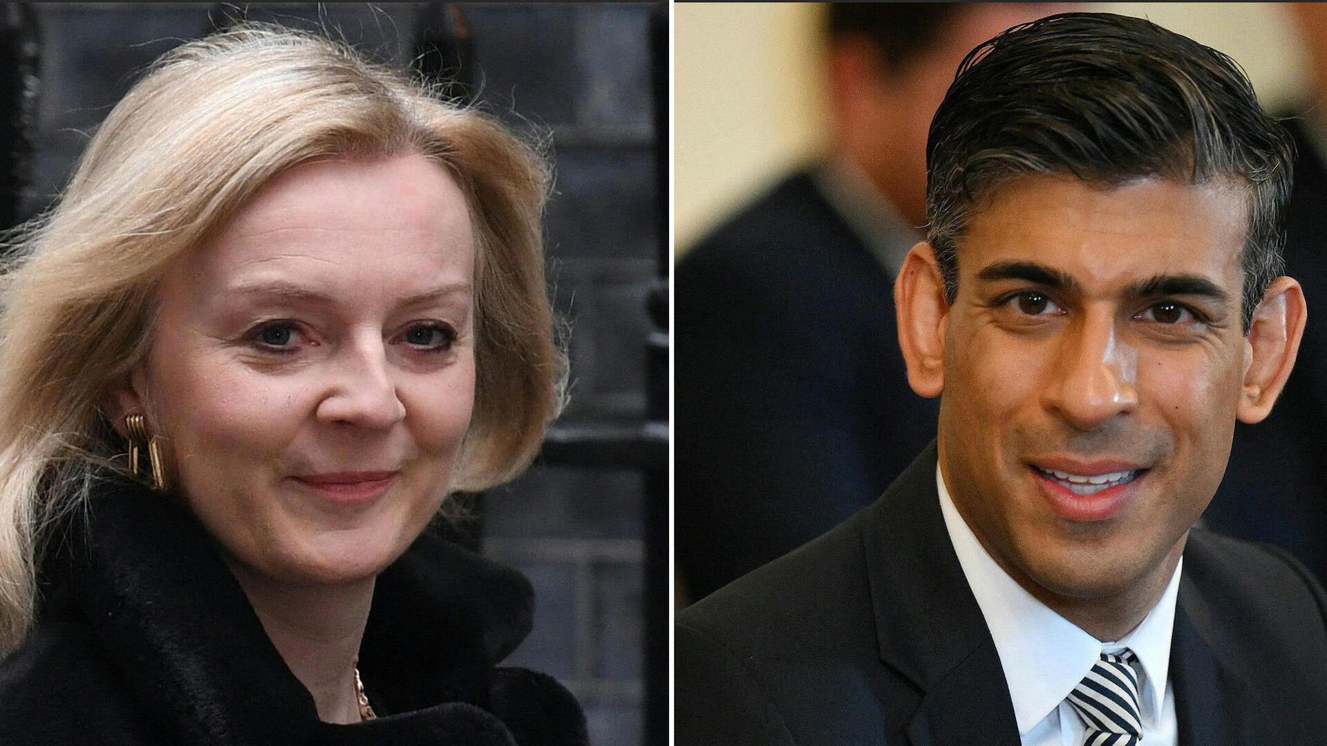 רישי סונאק ו ליז טרוס מועמדים לראשות ממשלת בריטניה