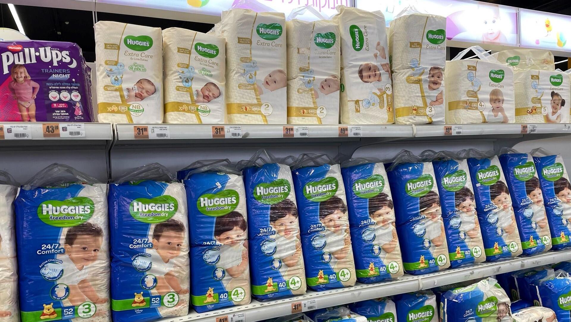 חיתולים האגיס חוגלה קימברלי