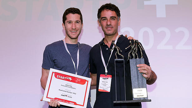 גמר תחרות סטארט אפ פלוס הזוכים מקום ראשון כפיר ניסים מנכ"ל Pickommerce AI Robotics וידאו