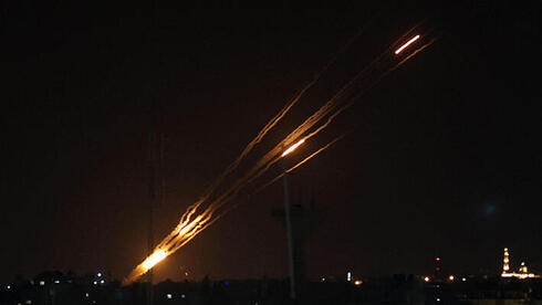 שיגורים מעזה , צילום: AFP