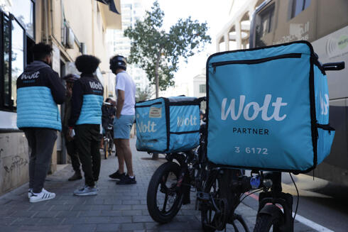Wolt deliverers in Tel Aviv 
