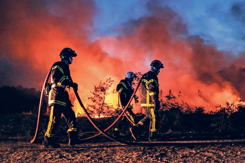 שריפה שריפות יער בצרפת יולי 2022