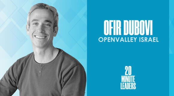 Ofir Dubovi, co-founder of OpenValley Israel 