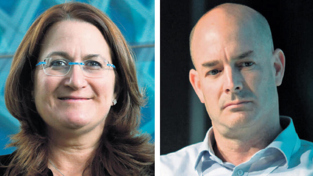 מימין: מנכ"ל עזריאלי אייל חנקין והיו"ר ובעלת השליטה דנה עזריאלי