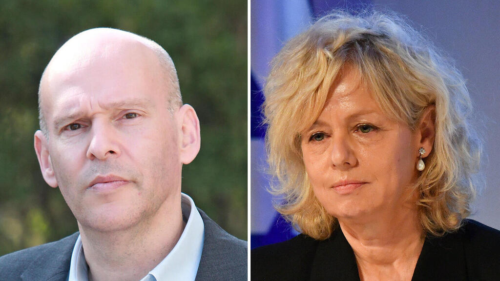 היועצת המשפטית לממשלה גלי בהרב מיארה ופרקליט המדינה עמית איסמן (צילום: יואב דודקביץ, דנה קופל) גלי בהרב מיארה עמית איסמן