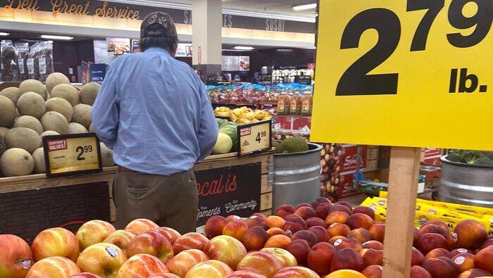 אינפלציה ארה"ב סופרמרקט מחירים פירות וירקות