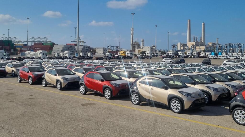 מכוניות בנמל אשדוד (ארכיון) (תומר הדר) נמל אשדוד מכוניות חדשות