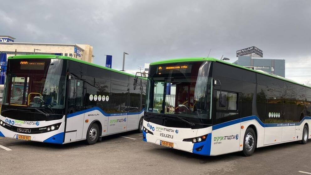 אוטובוסים אוטובוס תחבורה ציבורית של חברת אלקטרה אפיקים אלקטרה-אפיקים