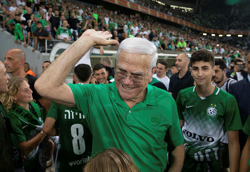 יעקב שחר במשחק האליפות של מכבי חיפה ב-2021