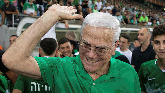 יעקב שחר במשחק האליפות של מכבי חיפה ב-2021