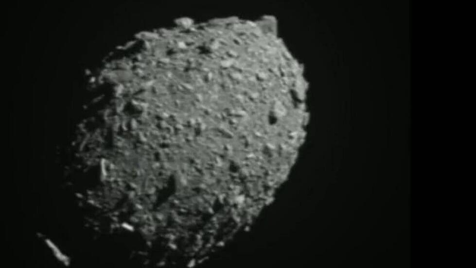 ה אסטרואיד דימורפוס עליו התרסקה החללית דארט של נאס"א