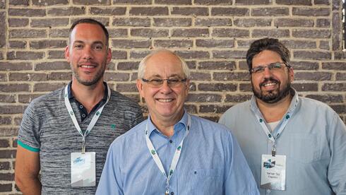 From right to left- Tal Israel, Ception CEO; Dr. Ricardo Osiroff, Access CEO; Yossi Buda, Ception CTO. 
