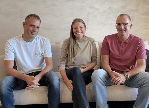 R to L: Co-Founders Eitan Ron - CEO, Michal Tzuchman Katz - CMO, and Tal Goldberg - CTO 