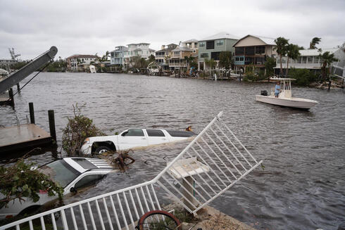 "שיטפון של פעם ב-500 שנה". נזקי הוריקן איאן, צילום: AFP