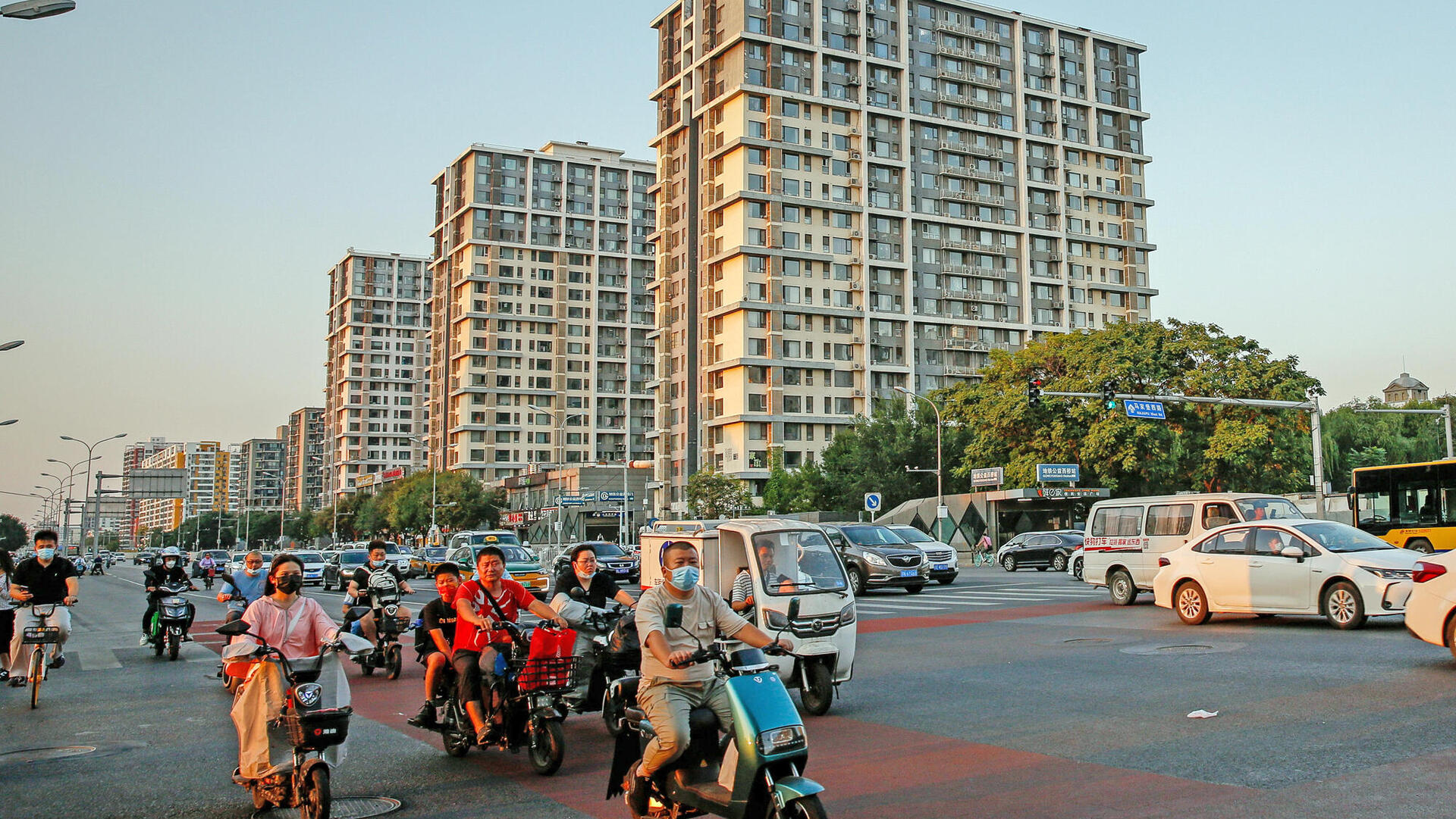 בנייני דירות ב בייג'ינג סין