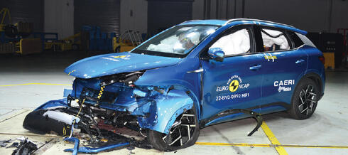 אטו 3 של BYD במבחן ריסוק, צילום: EURONCAP