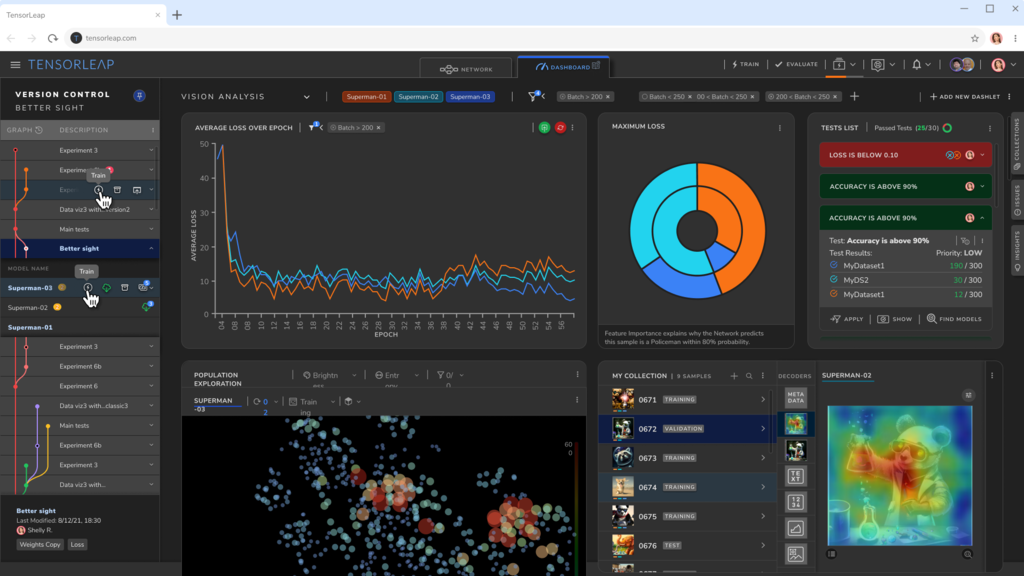 Tensorleap Dashboard