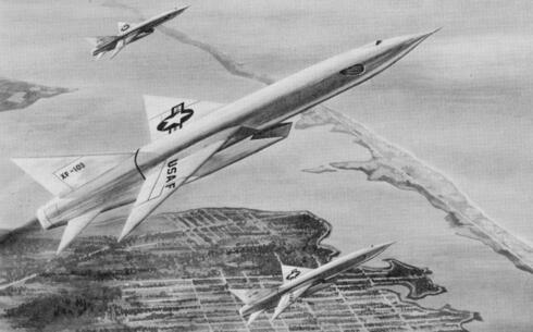 החזון האמריקאי: מטוסי יירוט והפצצה מהירים ביותר, צילום: USAF