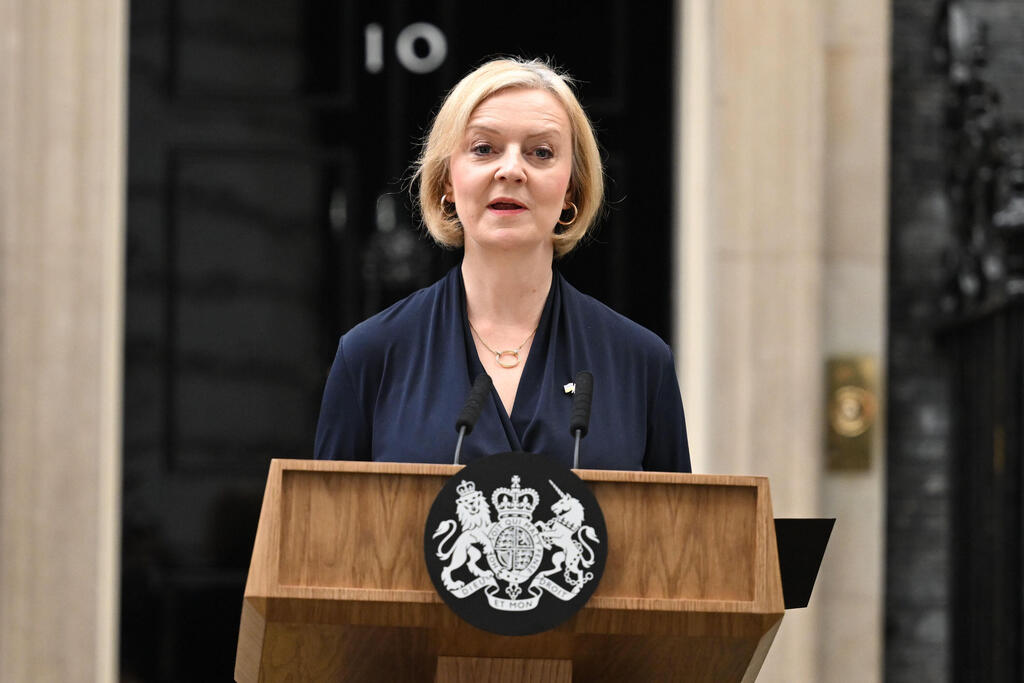 ראשת ממשלת בריטניה ליז טראס מודיעה על התפטרותה