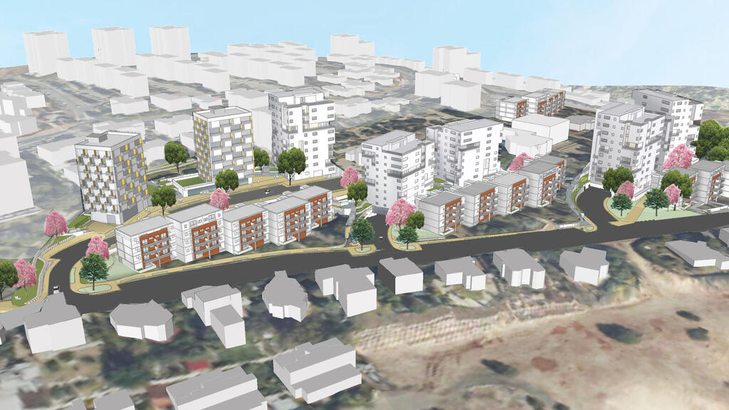 כרמיאל: היזמים יחזקו 6 מבנים - ויקימו בתמורה במגרש סמוך 204 דירות