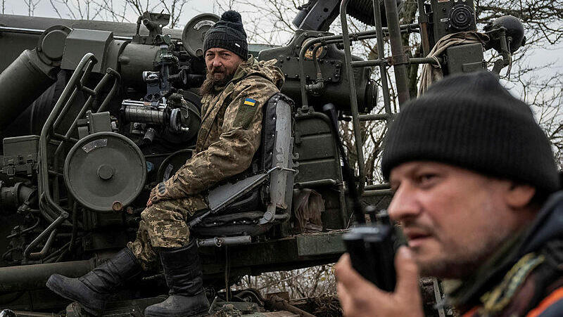 חיילים של צבא אוקראינה בסמוך ל חרסון
