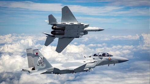 F15 קטארי באוויר, צילום:  USAF