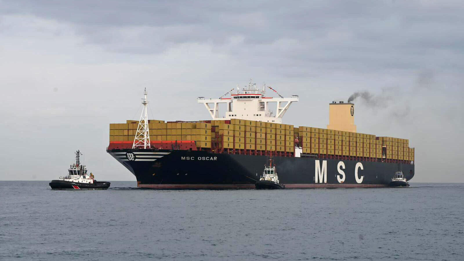 אוניית MSC Oscar בנמל אשדוד
