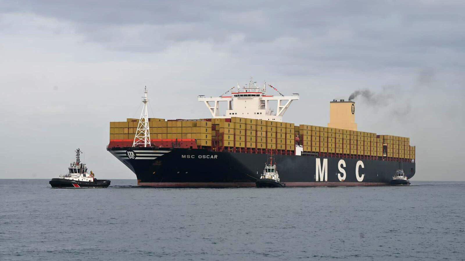 אוניית MSC Oscar בנמל אשדוד