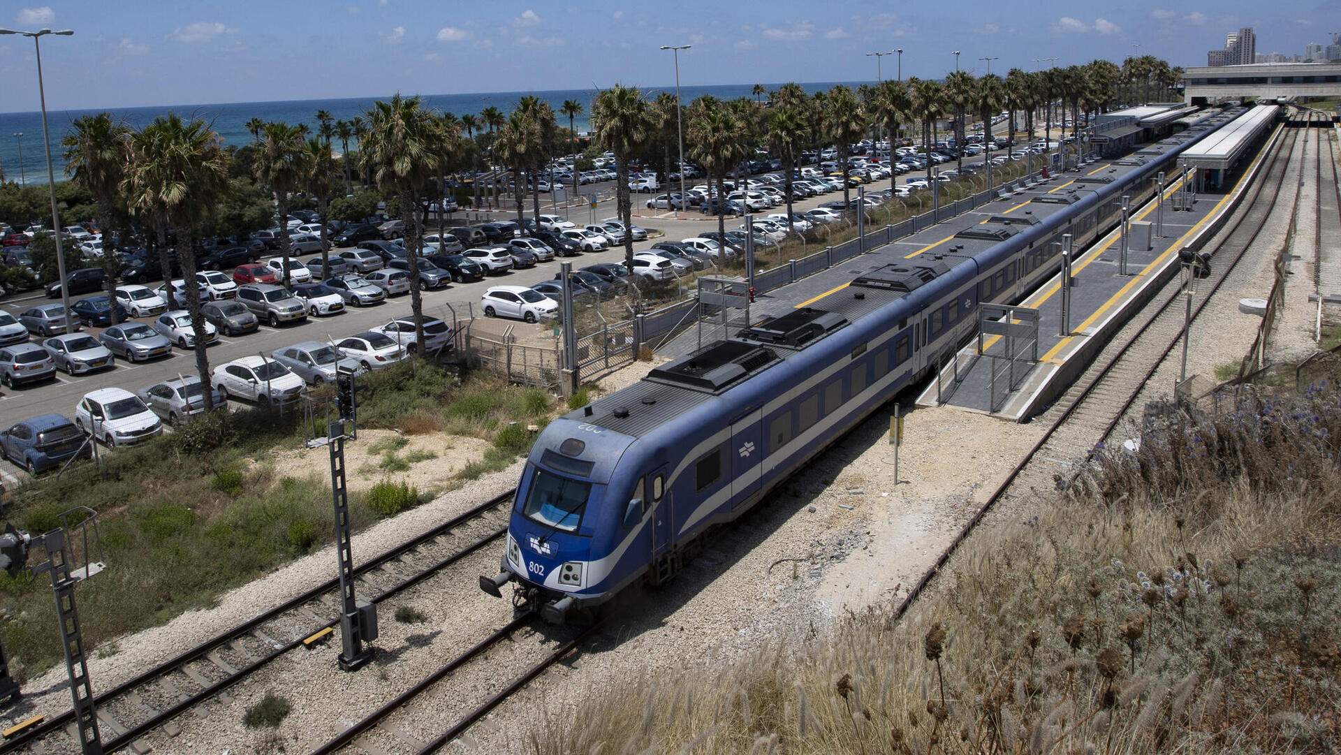 תחנת רכבת חוף הכרמל רכבת ישראל 2021