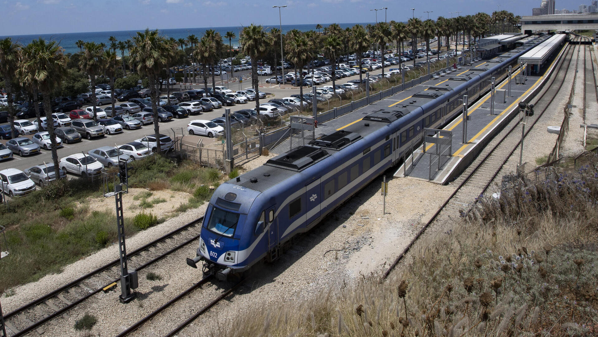 תחנת רכבת חוף הכרמל רכבת ישראל 2021