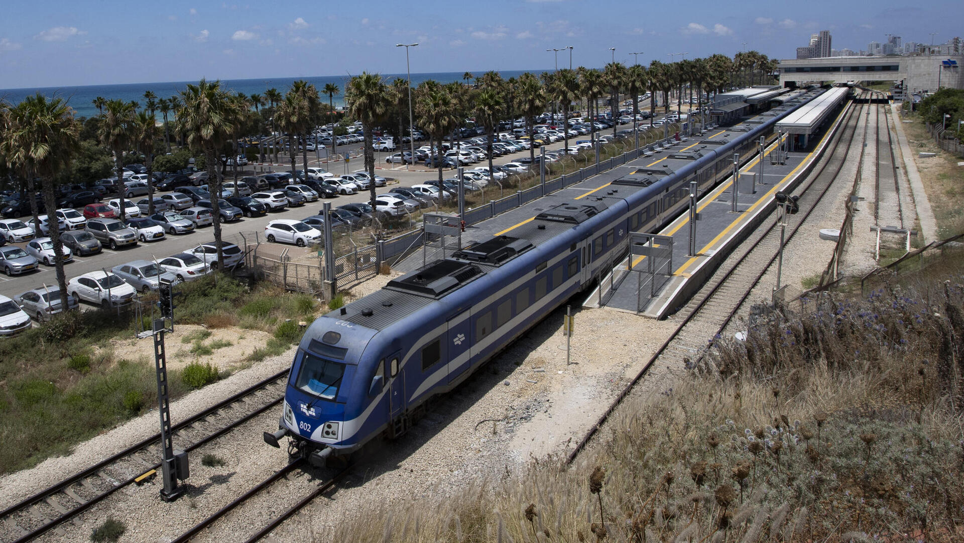 תחנת רכבת חוף הכרמל רכבת ישראל 2021