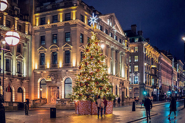 חג המולד בלונדון, צילום: Getty Images/Francis Gonzalez