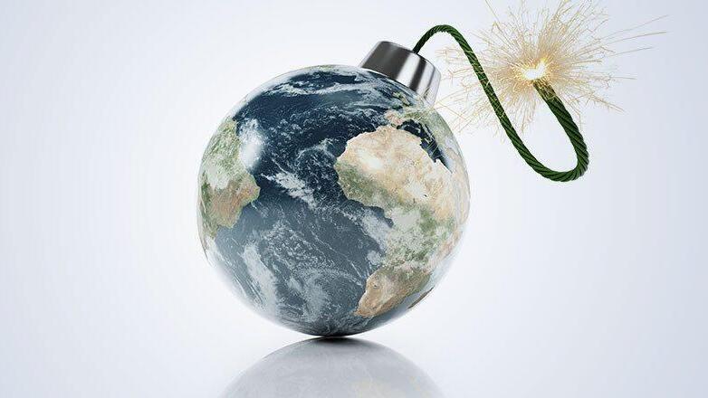 סיכון גלובלי סיכונים גלובליים עולם מתפוצץ משבר עולמי