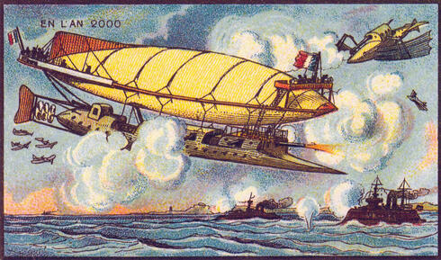 החזון: ספינת אוויר שתחסל ספינות רגילות, צילום: Wikimedia