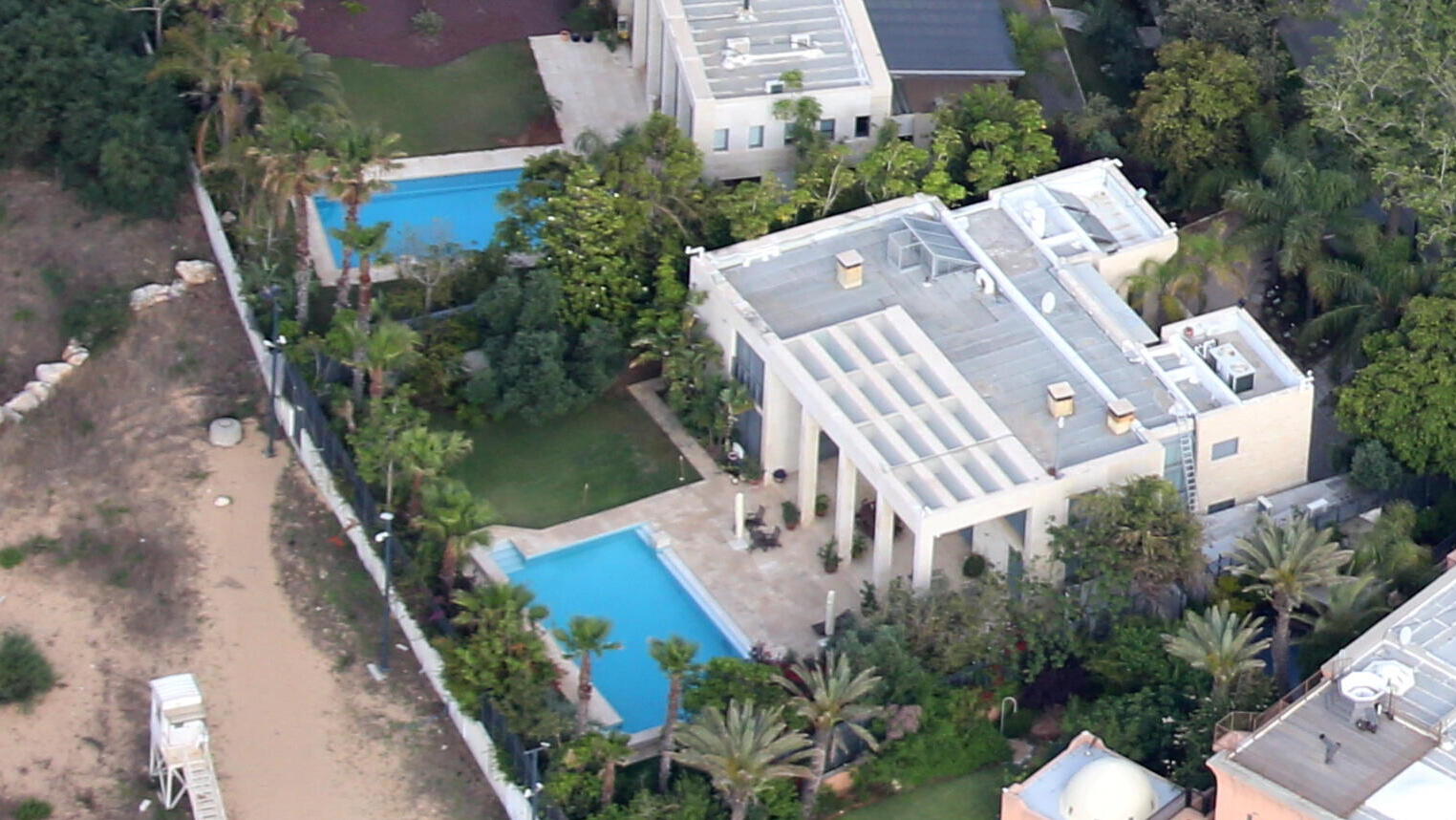 הווילה של ראש הממשלה בנימין נתניהו ב קיסריה 2013