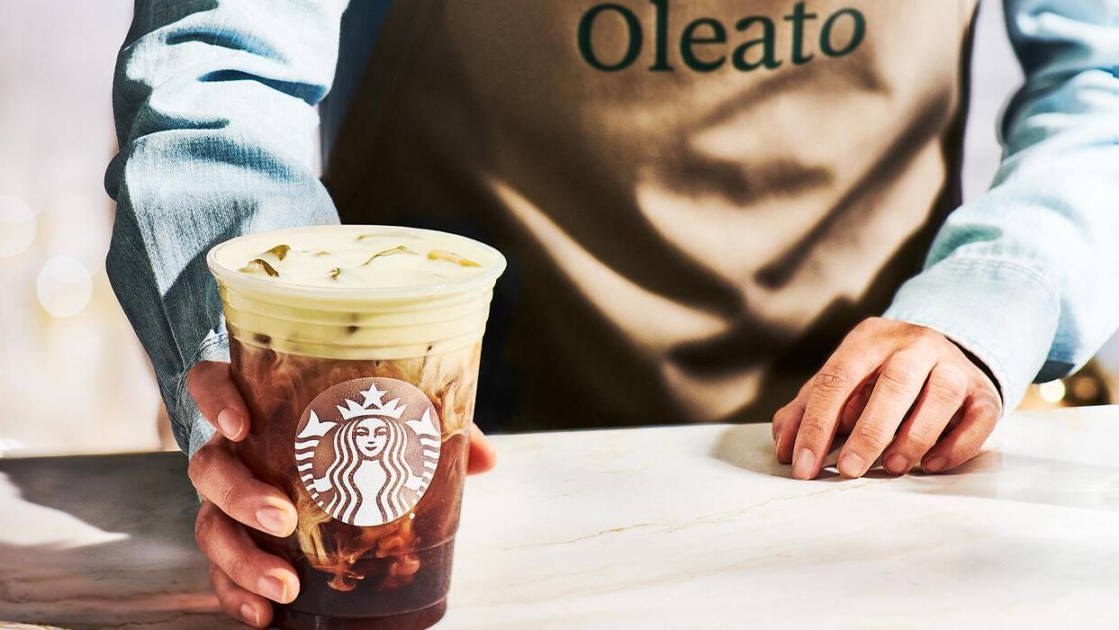 סטארבקס אולאטו Oleato קפה עם שמן זית