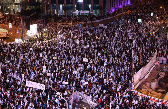 Protests against the judicial coup. 