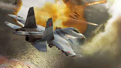 מטוסי רוסיה תחת אש. אילוסטרציה, צילום: wallpapermemory