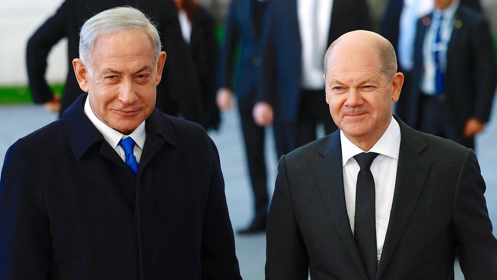 קנצלר גרמניה לצד נתניהו: &quot;כחברים של ישראל, אנחנו מציעים שהמהלכים יישקלו מחדש&quot;